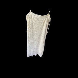 white lace zara dress